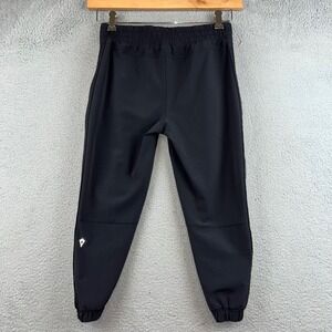 Ivivva Lululemon Girls Black Joggers Athletic Pants Ribbed Trim Size 14